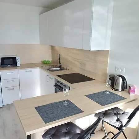 New Air-conditioned 5 Minutes By Walk From The Airport With Free Garage Parking *