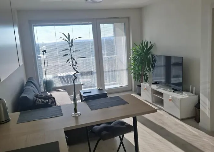 New Air-conditioned 5 Minutes By Walk From The Airport With Free Garage Parking Appartement Bratislava